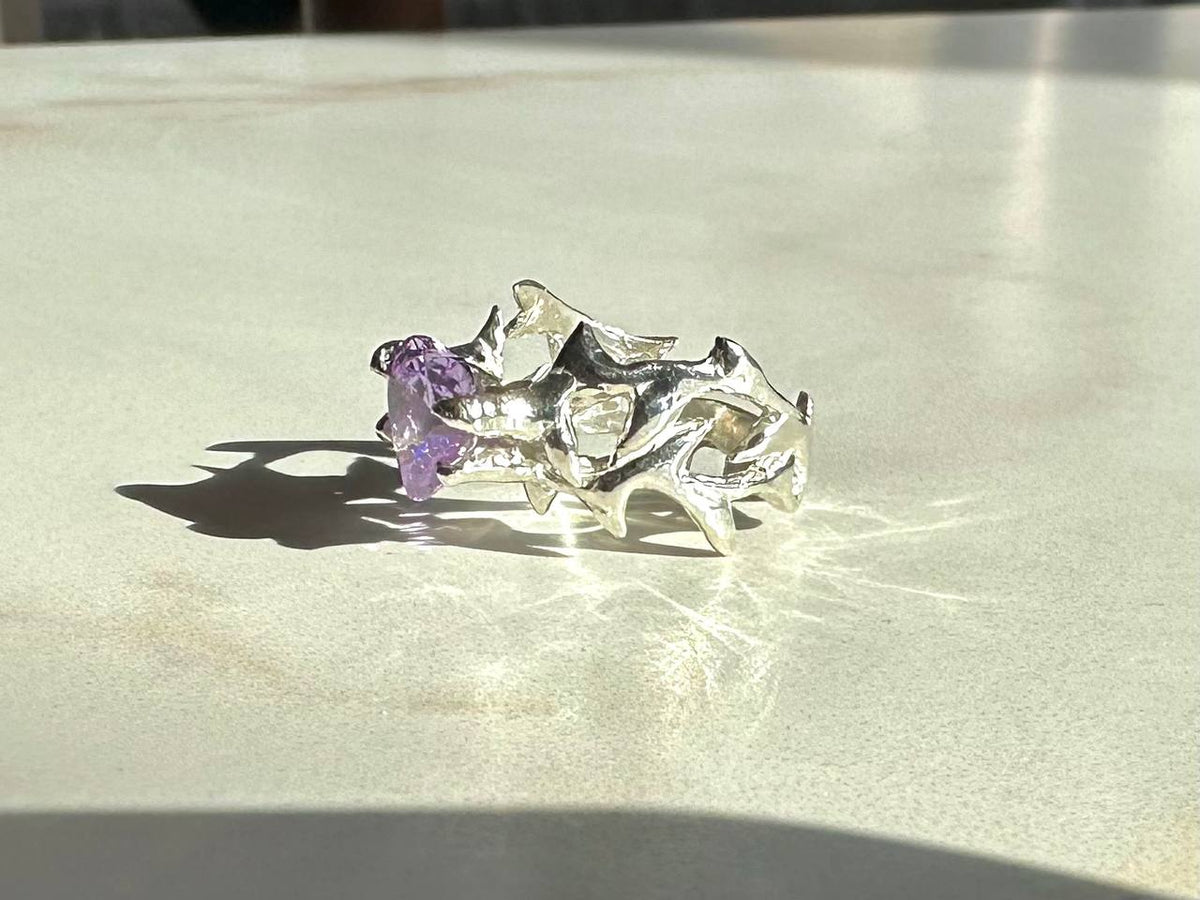 TH cubic zirconia ring