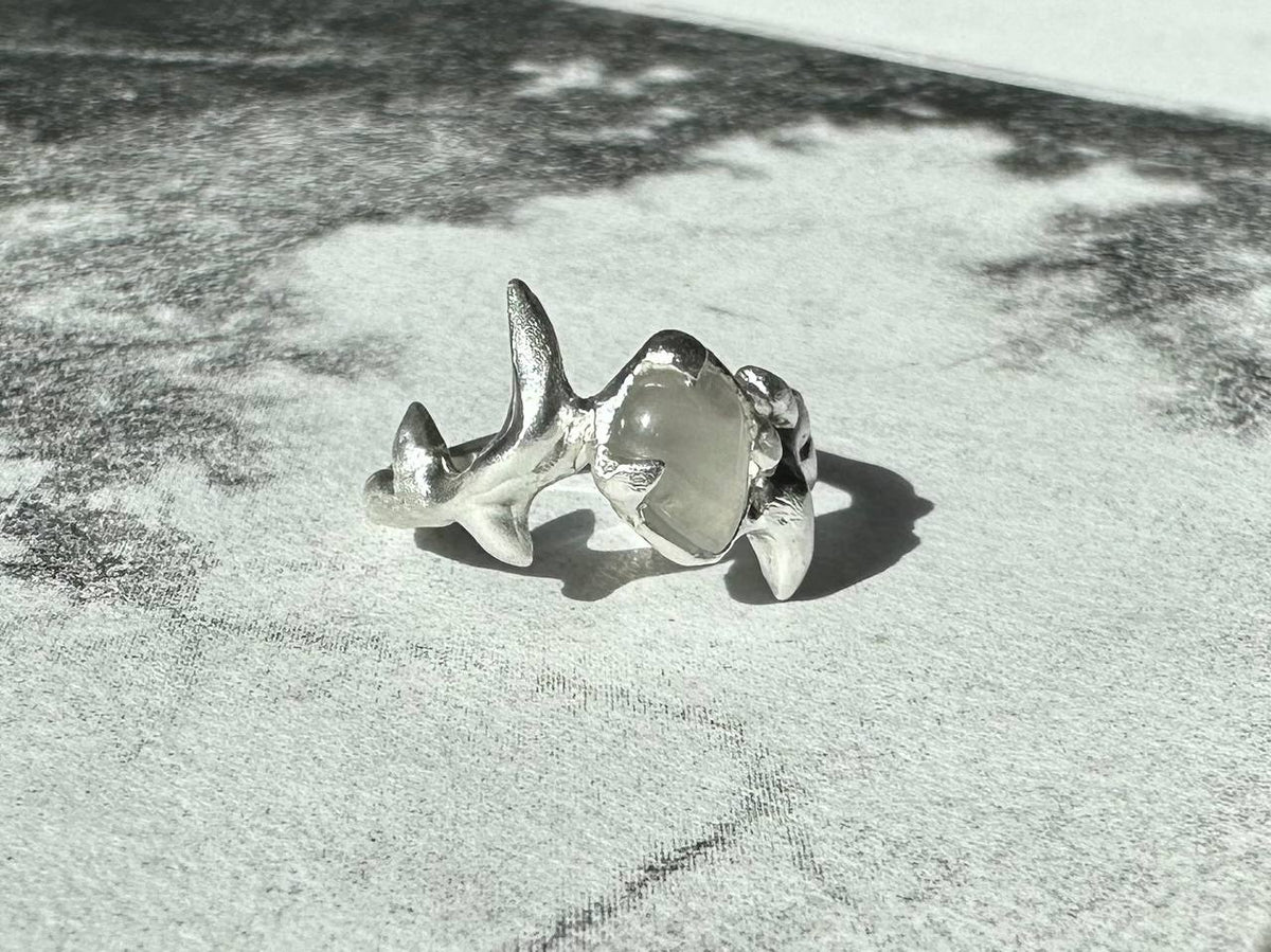 Rock crystal ring