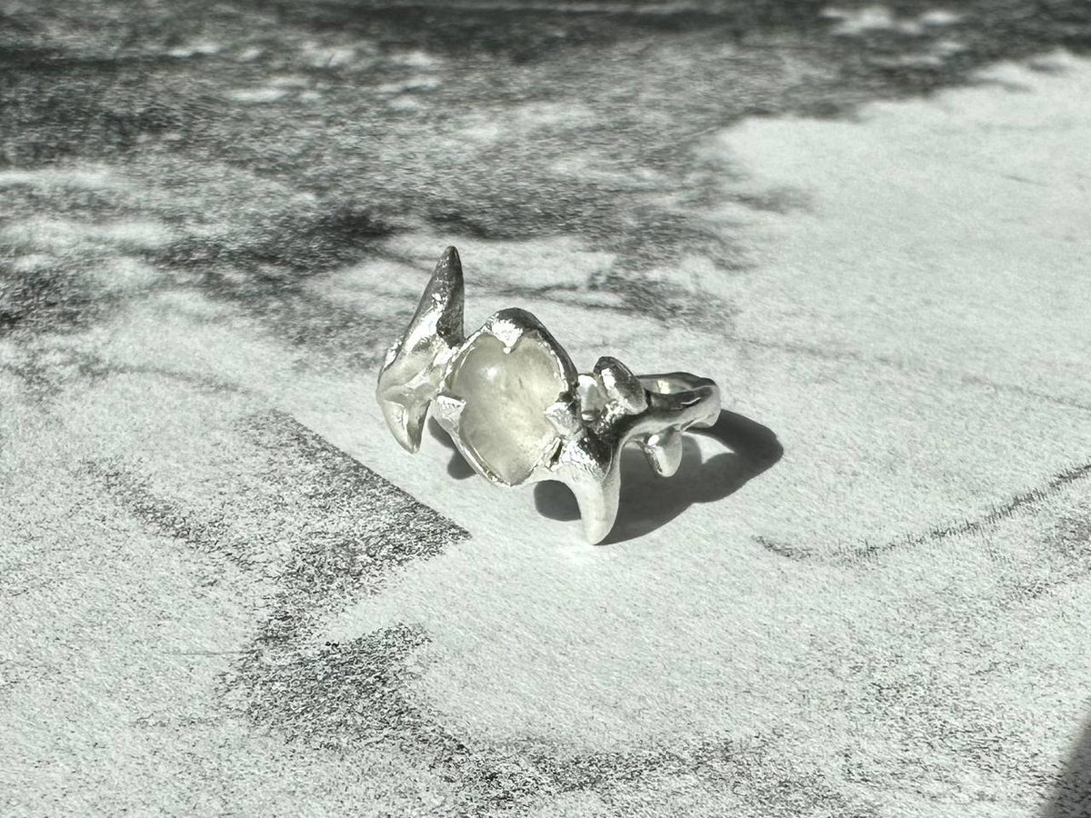 Rock crystal ring