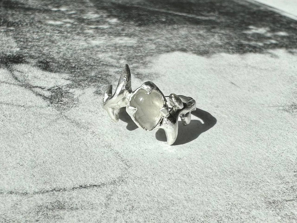 Rock crystal ring