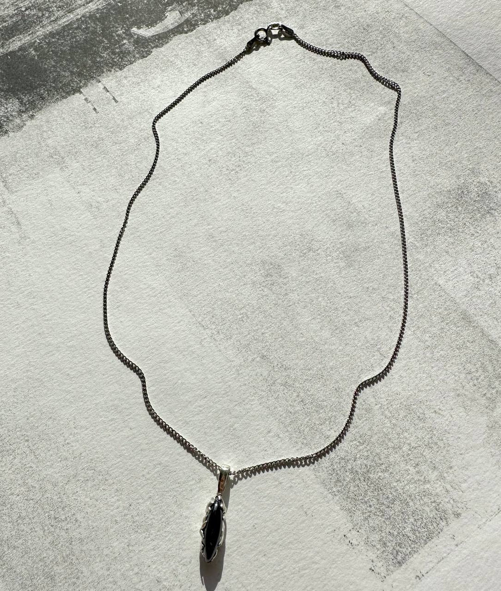 Black agate pendant