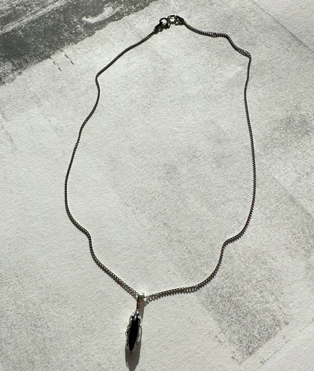 Black agate pendant