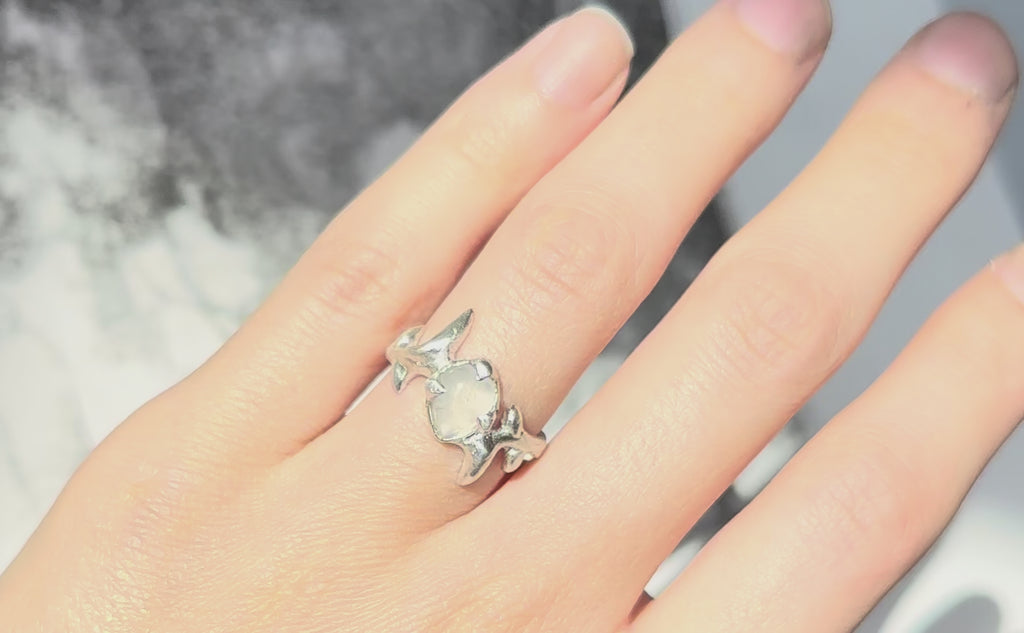 Rock crystal ring